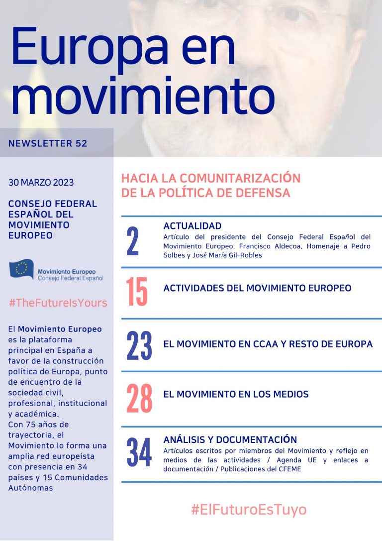 HACIA LA COMUNITARIZACIÓN DE LA POLÍTICA DE DEFENSA